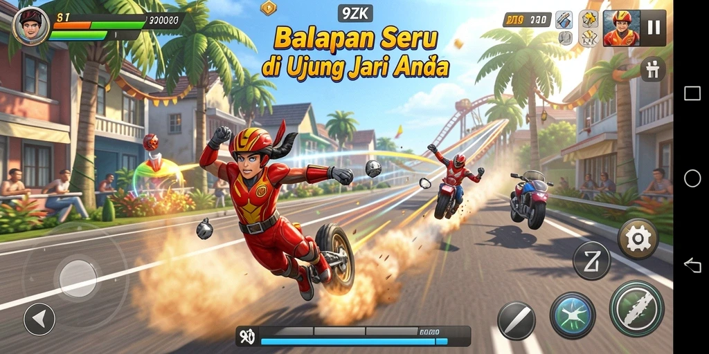 Gameplay Racing seru dengan grafis memukau di 9ZK.