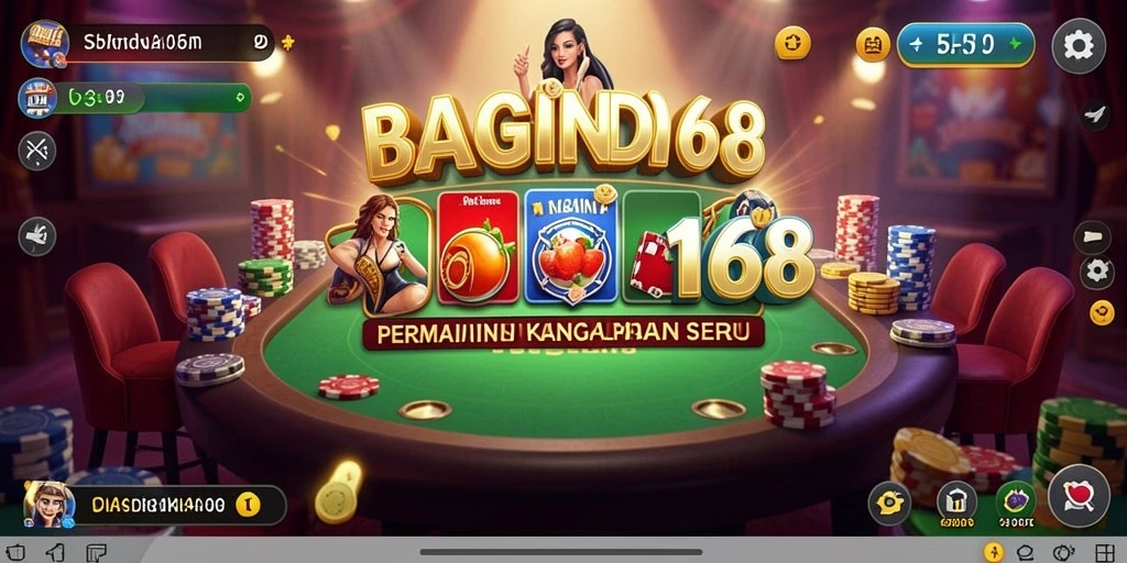 Tampilan gameplay BAGINDA168 dengan fitur kasino menarik.