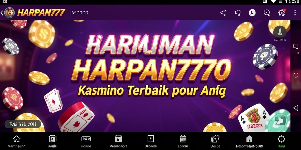 Tampilan gameplay menarik di HARAPAN777 dengan berbagai pilihan permainan Kasino.