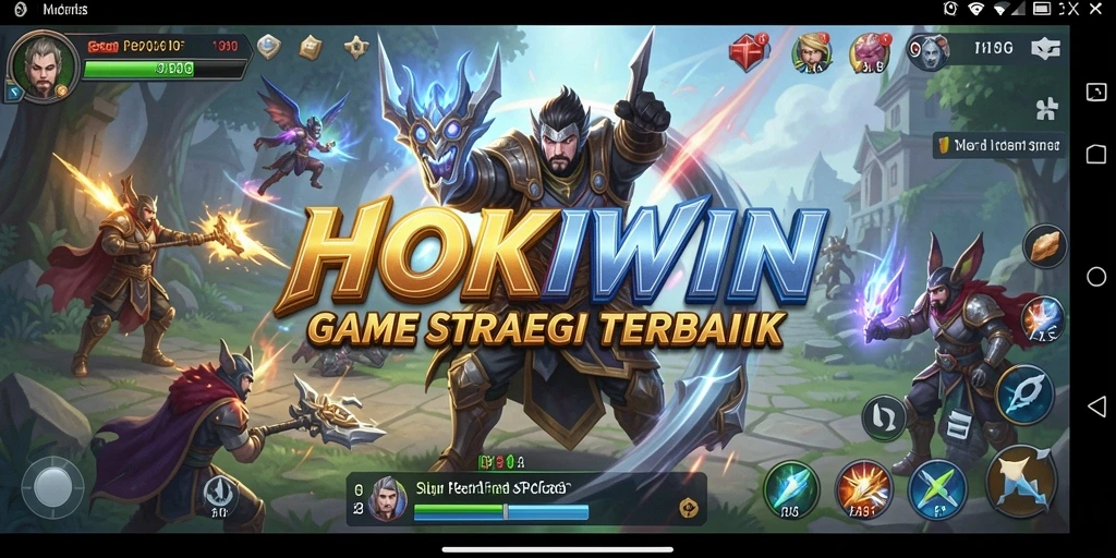 Tampilan gameplay HOKIWIN yang menegangkan dan strategis.