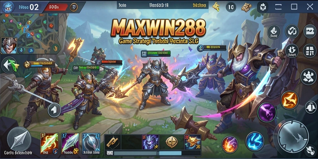 Tangkapan layar gameplay mendebarkan dari MAXWIN288 yang menunjukkan strategi pertempuran.