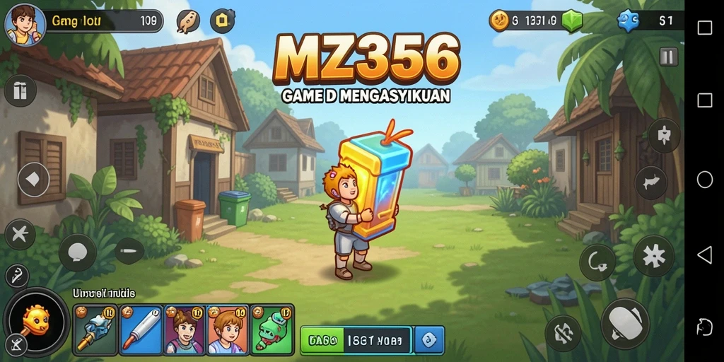 Tampilan gameplay MZ356 yang menggambarkan keseruan game Idle.