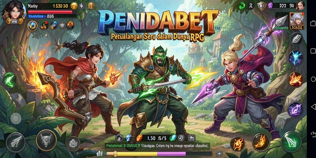 Screenshot gameplay PENIDABET dengan pemandangan spektakuler dan aksi seru.