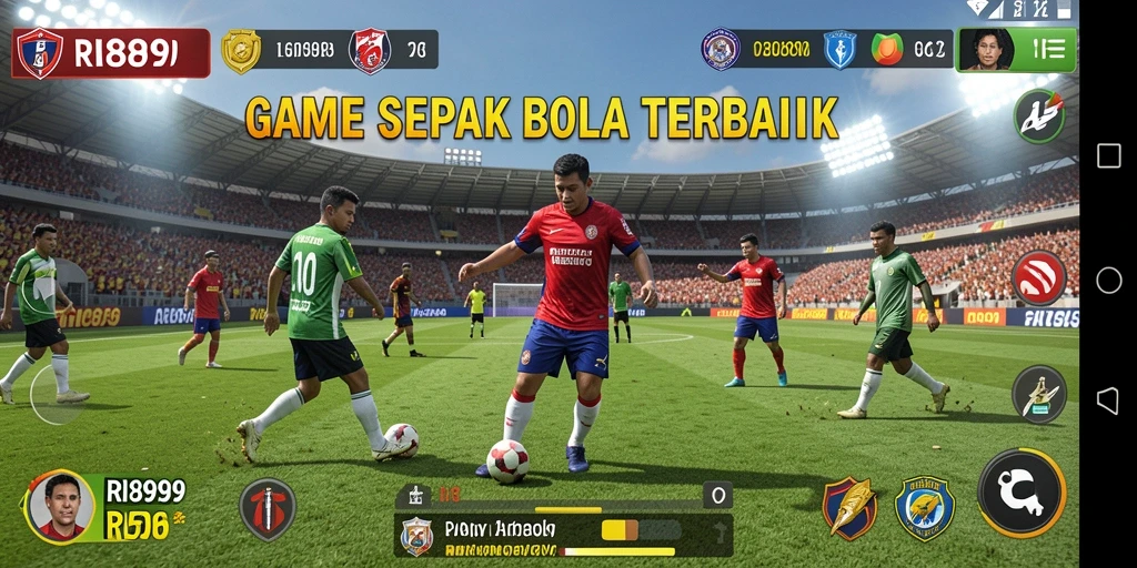 Gameplay menarik dalam pertandingan sepak bola RI889.