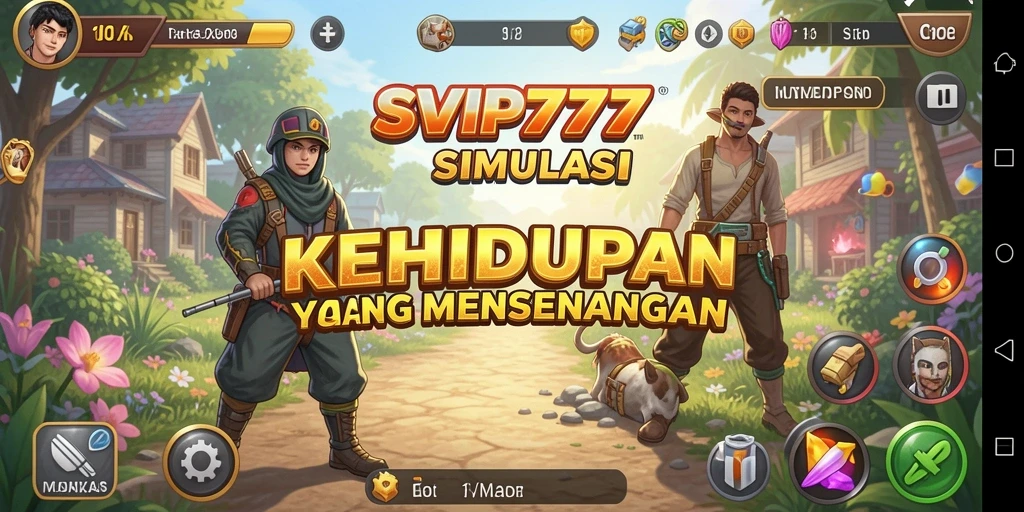 Tampilan gameplay memukau dari SVIP777 yang menampilkan simulasi kehidupan.
