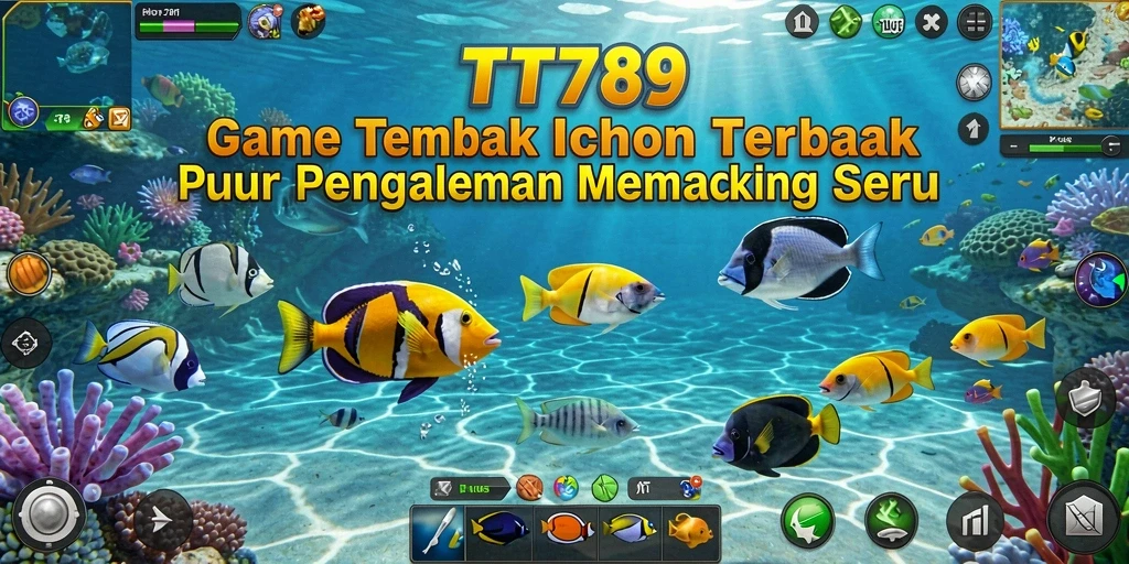 Screenshot utama TT789 menampilkan permainan Tembak Ikan yang seru dan menantang.